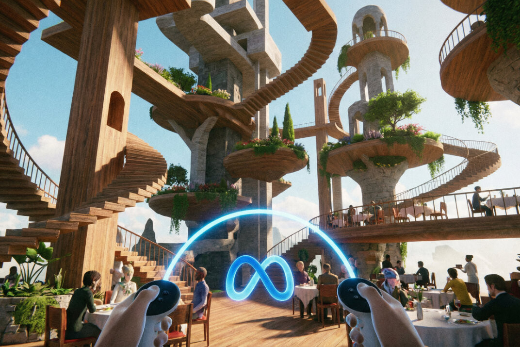 VR meta Quest de un restaurante