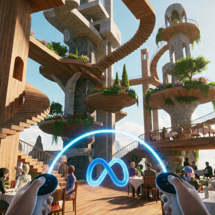 VR meta Quest de un restaurante